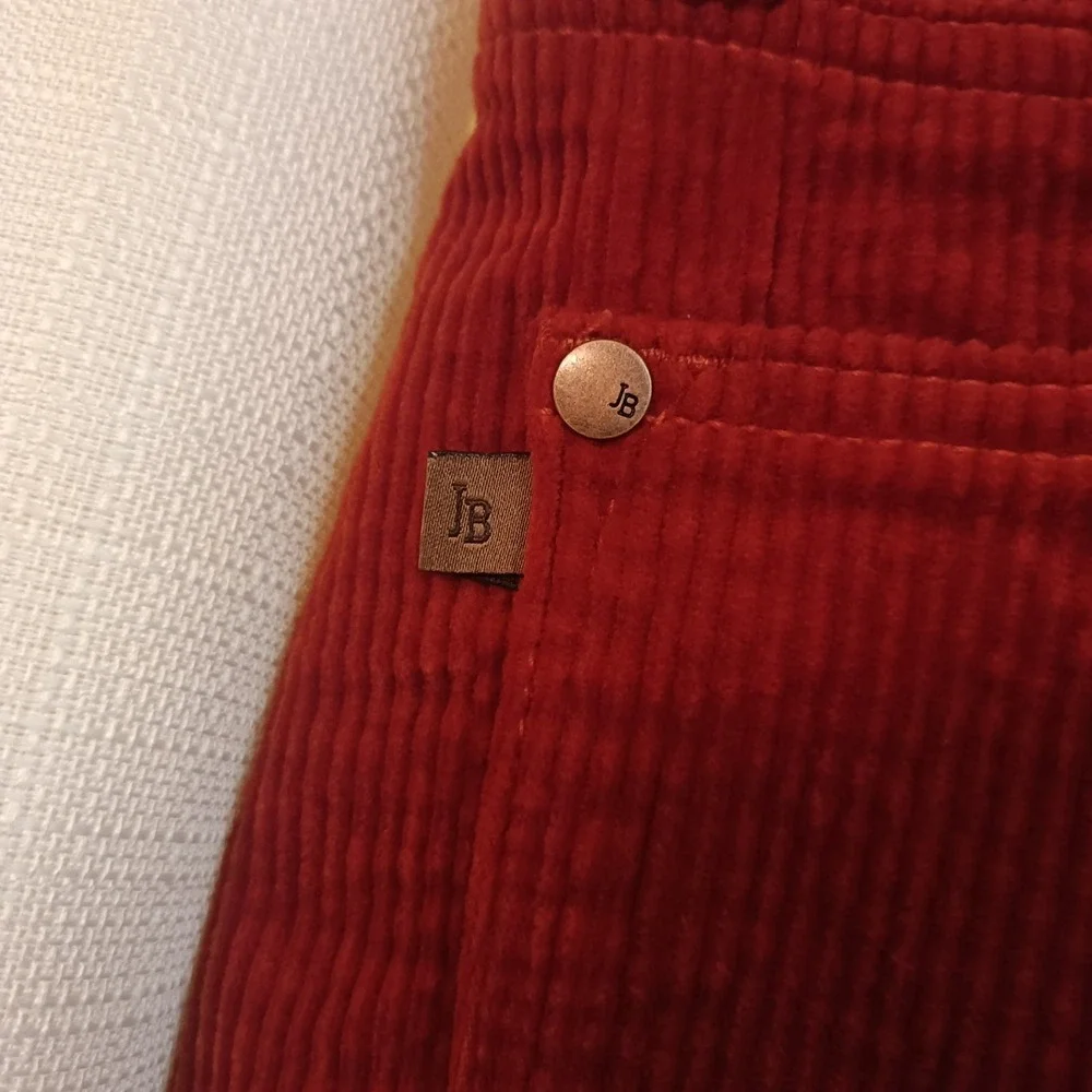 NWT Judy Blue Women's Corduroy Rust Color Skirt Button/Zip/Pockets Size XL - Picture 10 of 13